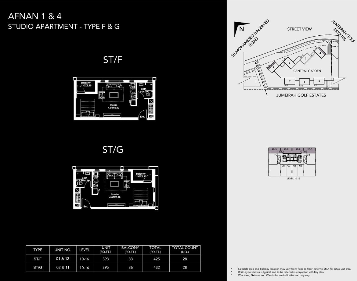 Studio · 425 sq ft