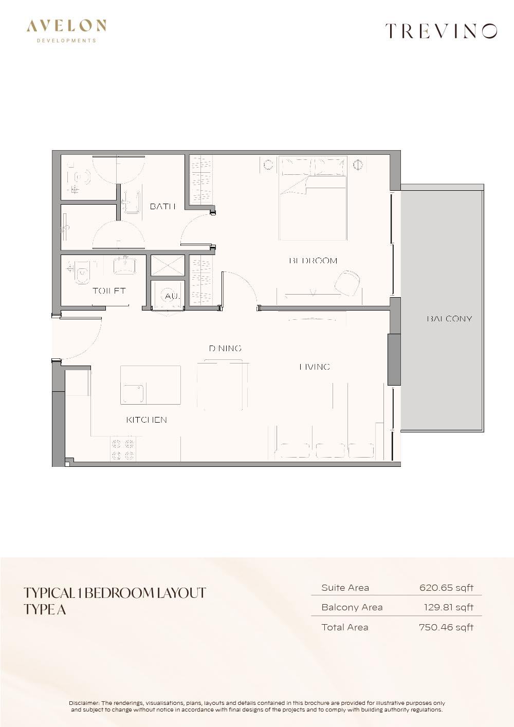 Trevino at JVC Floor plan 2