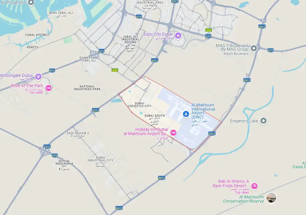 Crown Palace at Dubai South Master plan