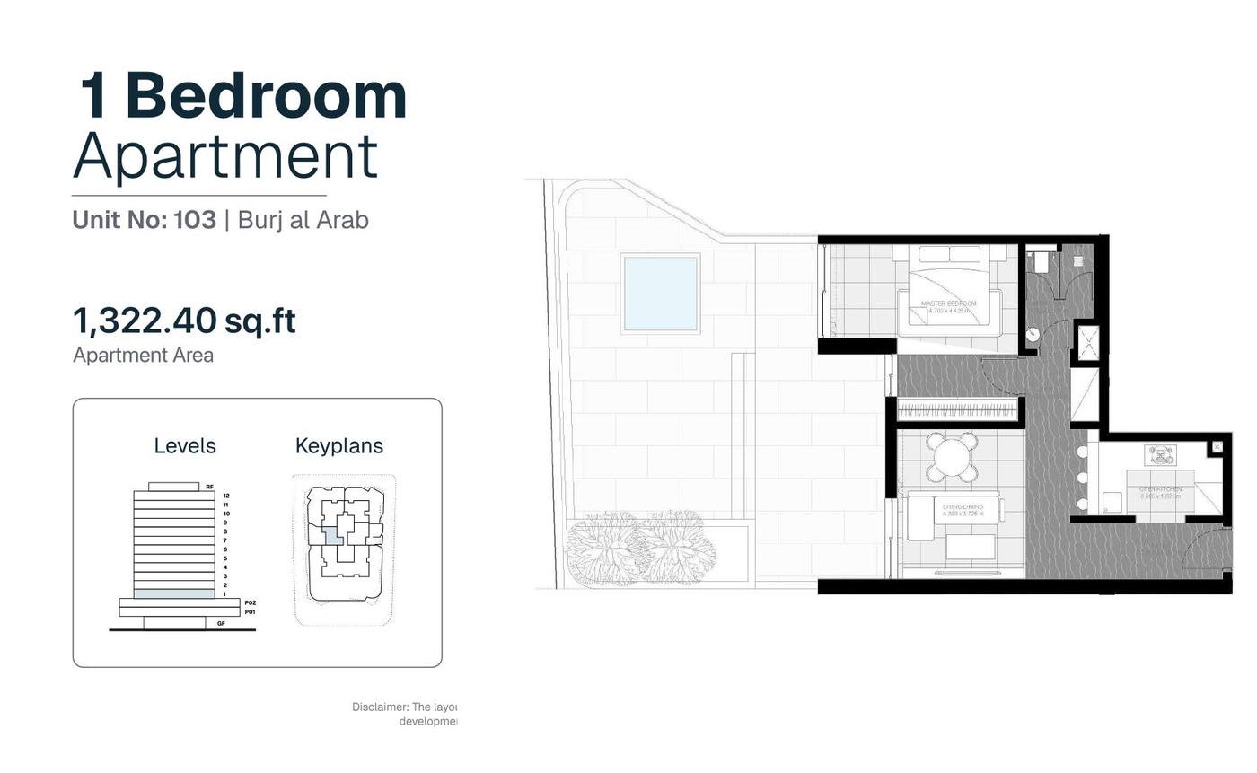 Marea Residences at Dubai Islands Floor plan 1