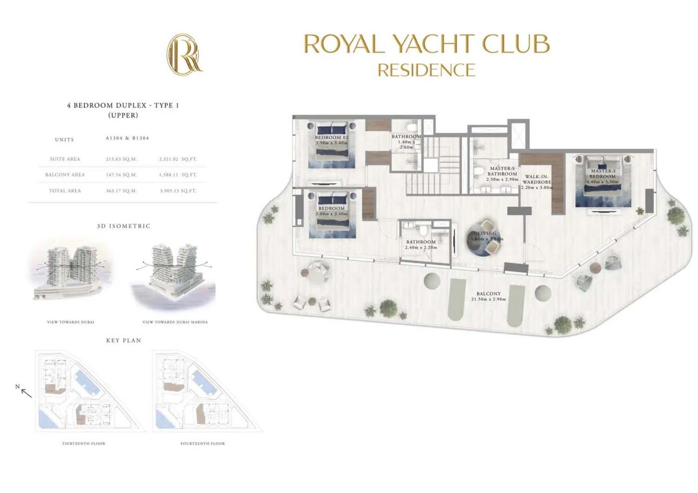 Royal Yacht Club Residence at Dubai Islands Floor plan 4