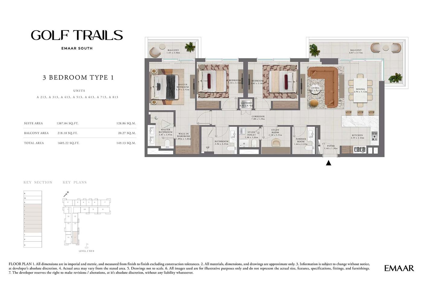 Golf Trails at Emaar South Floor plan 2