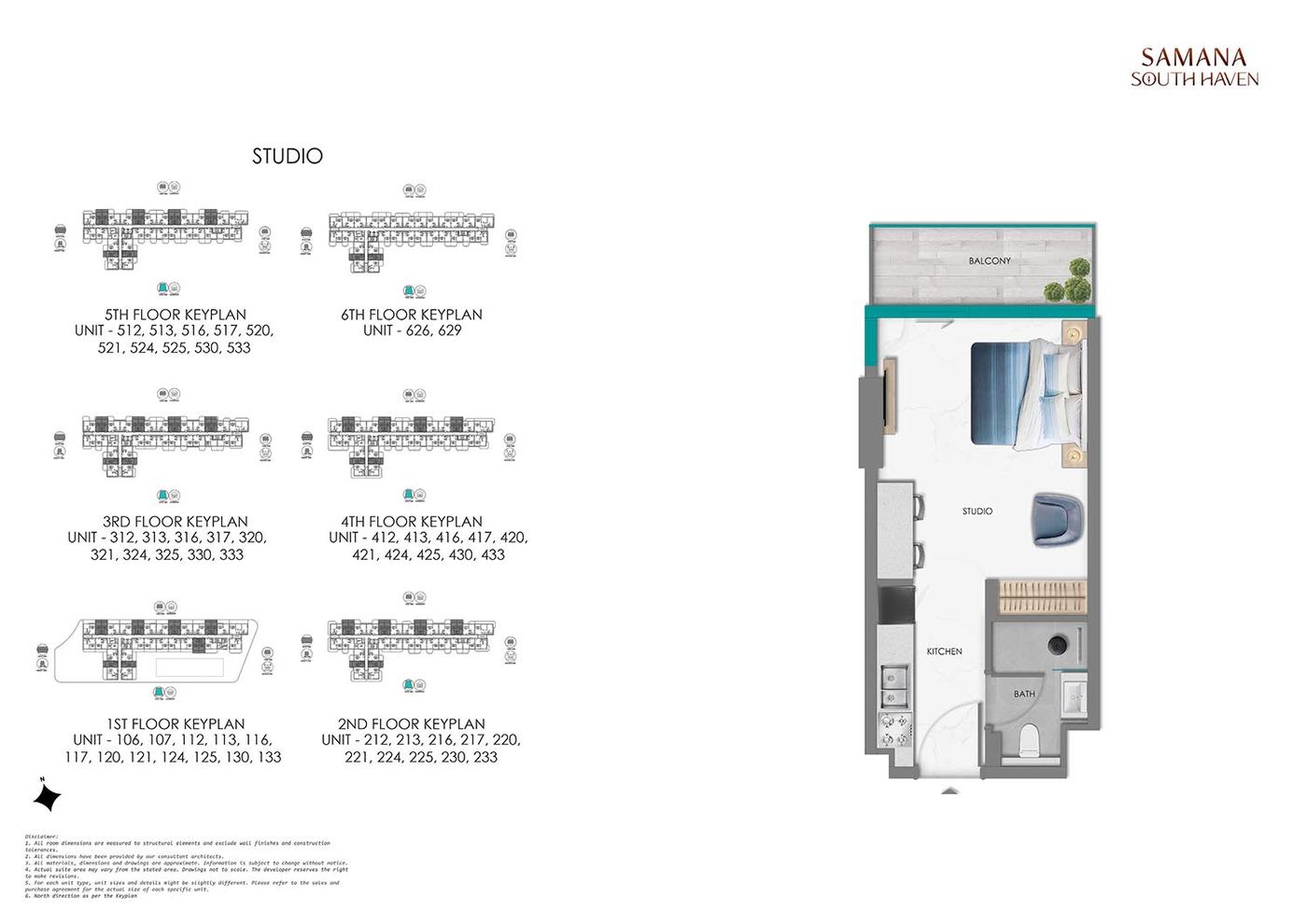 Samana South Haven Floor plan 1