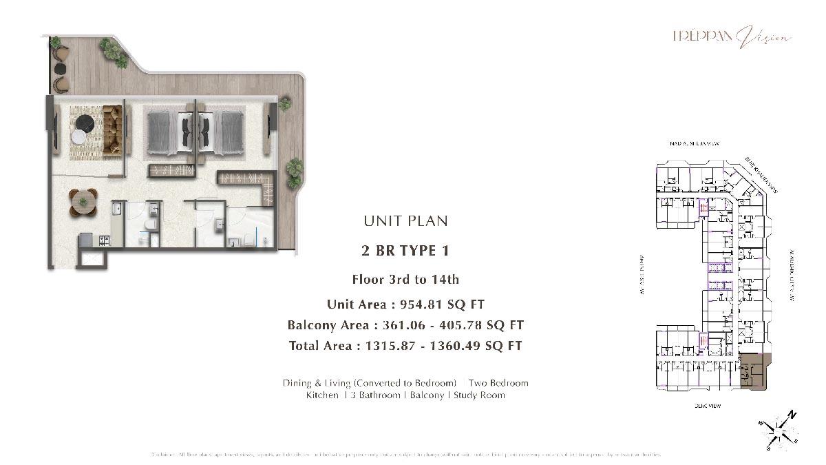 Treppan Vision at DLRC Floor plan 3