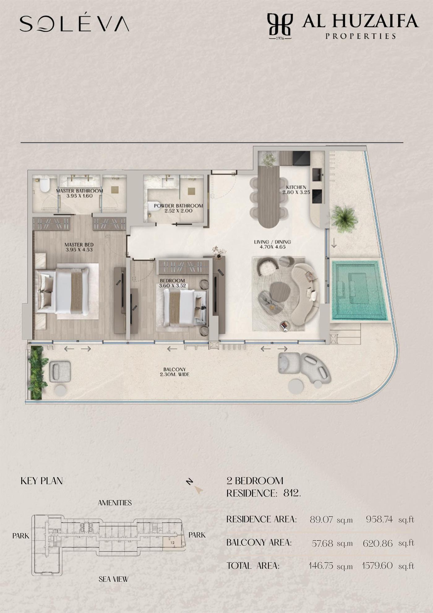 Soleva Beach Residence Floor plan 3