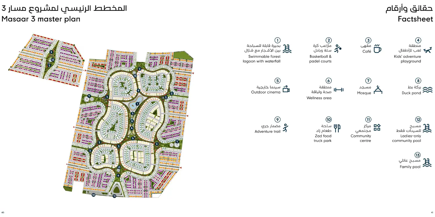 Dalia at Masaar 3 Phase 7 Master plan