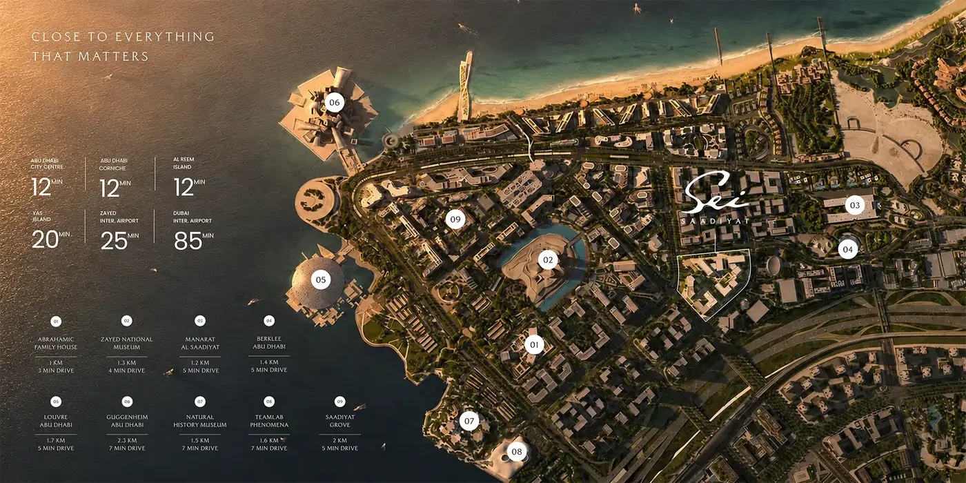 Sei Saadiyat by Aldar Master plan